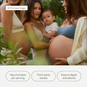 Needed. Expertly-Formulated & Tested Prenatal Hydrolyzed Collagen Protein Powder for Pregnancy, Breastfeeding, & Postpartum | Grass-fed, Pasture-Raised, Hormone-Free | 1lb - Image 3