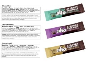 Alio: 3 Flavor Combo Box - Top 9 Allergen Free Protein Bar | High Protein | Nut Free | Low Calorie | Vegan | Gluten Free | non-GMO | Kosher | Plant Based | Amazing Taste! 12 Bars in a Box! - Image 5