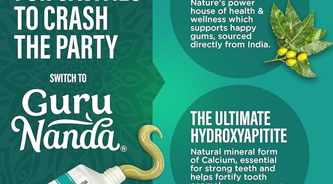Guru Nanda Hydroxyapatite Toothpaste: Natural Care for Sensitive Teeth