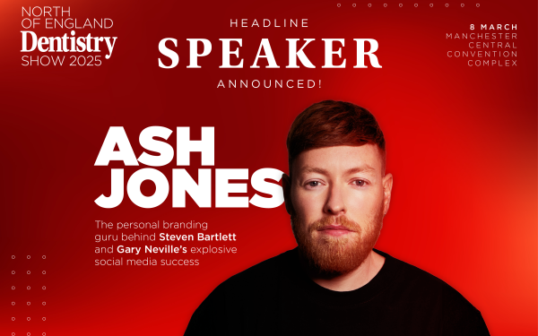 Ash Jones, personal brand guru behind Steven Bartlett, joins dental show