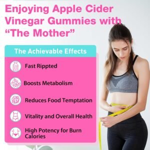 Apple Cider Vinegar Gummies, Advanced Keto ACV Gummies, ACV for Detox, Cleanse, Metabolism & Digestion, Keto Support, Formulated with Green Tea, B6 & B12, Probiotics, 120 Counts - Image 3