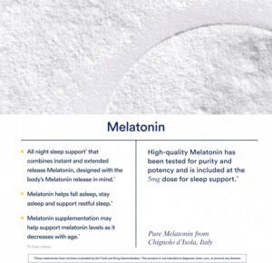 Ritual Sleep BioSeries™ Melatonin: Sleep Aid for Adults, Sleep Supplement with Time Released Capsules, Drug Free Sleep Vitamins for Adults for All Night Sleep Support, 20 Capsules - Image 4