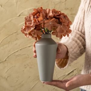 Ceramic Vase Set of 3, Modern Decorative Flower Rustic Farmhouse Decor Vase for Home Decor Bouquet Pampas Grass Dried Fresh Flowers, Living Room, Kitchen, Bedroom, Bathroom and Shelf - Image 8