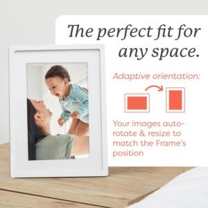 Skylight Digital Picture Frame - WiFi Enabled with Load from Phone Capability, Touch Screen Digital Photo Frame Display - Customizable Gift for Friends and Family - 10 Inch White - Image 6