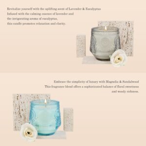 4 Pack Scented Candles for Home | Candle Set Gifts, Soy Candles for Home Scented, Candle Gifts for Women - Luxury Candles Set | Jasmine Lily,Lavender Eucalyptus,Sandalwood,Patchouli - Image 5