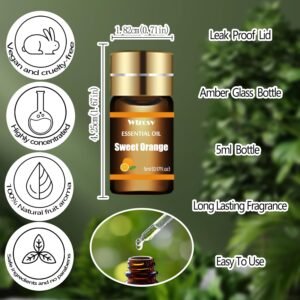 Essential Oils Set-Essential Oils-Perfect for Diffuser, Humidifier,Aromatherapy, Massage,Soap Making,Skin & Hair Care,30x5 ml - Image 3