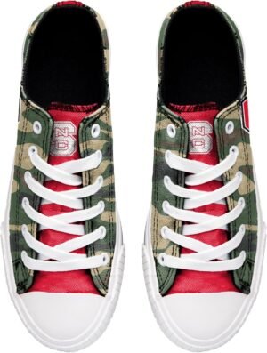 FOCO Nc State Womens Camo Low Top Canvas Shoe Size 8 - Image 6