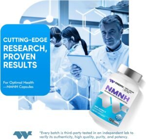 NMNH (NMN Supplement Alternative)，1000mg Per Serving NAD Supplement to Boost NAD+ Levels as We Age, for Anti Aging, Energy, Focus - 120 Capsule-BY428 - Image 4