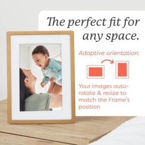 Skylight Digital Picture Frame - WiFi Enabled with Load from Phone Capability, Touch Screen Digital Photo Frame Display - Customizable Gift for Friends and Family - 10 Inch Gold - Image 6