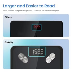 Etekcity Smart Scale for Body Weight FSA HSA Store Eligible, Bathroom Digital Weighing Scale with BMI, Body Fat, Muscle Mass, Accurate Bluetooth Home User Health Equipment Sync Apps - Image 5