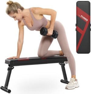 FLYBIRD Flat Bench, Foldable Flat Weight Bench Easy Assembly for Strength Training Bench Press, 600/1000 LBS 2 Versions - Image 9