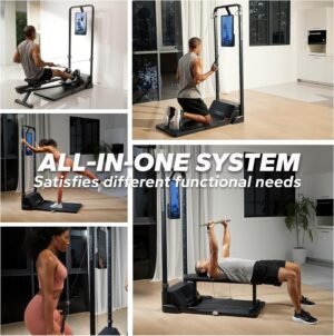 Smart Home Gym System, Gym Monster Multifunctional Smith Machine Home Gym Power Cage, All-in-one Cable Machine for Home Workout, Full Body Strength Training Fitness Exercise Machine - Image 4