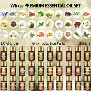 Essential Oils Set-Essential Oils-Perfect for Diffuser, Humidifier,Aromatherapy, Massage,Soap Making,Skin & Hair Care,30x5 ml - Image 2