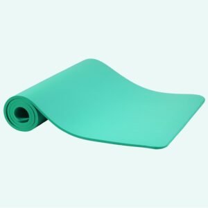 Yoga Mat, 1/2-Inch Extra Thick High Density Exercise Mat, Anti-Tear Exercise Yoga Mat with Carrying Strap, Suitable for Various Yoga Exercises - Image 2