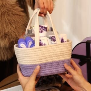 Spa Gift Baskets for Women - Body & Earth 11pcs Lavender Gift Sets with Bubble Bath, Shower Gel, Body Lotion, Birthday Gifts for Women, Spa Kit for Mom Gifts, Purple Gifts - Image 6