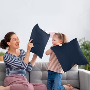 Utopia Bedding Throw Pillows Insert (Pack of 2, Navy) - 18 x 18 Inches Bed and Couch Pillows - Indoor Decorative Pillow - Image 3