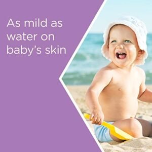 Aveeno Baby Continuous Protection Zinc Oxide Mineral Sunscreen Lotion for Sensitive Skin, Broad Spectrum SPF 50, Tear-Free, Sweat- & Water-Resistant, Paraben-Free, Travel-Size, 3 fl. oz - Image 3