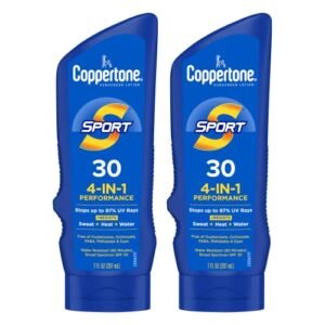 Coppertone Sport Sunscreen Lotion 30 SPF, 7 Oz - Pack of 2 - Image 2