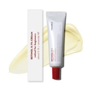 FRANKLY Retinol 0.1% Cream, 1.01 fl oz - Beginner Retinol | Night Cream | with Ceramides & Natural Ginseng | Anti-aging, Wrinkles Care, Reduces Congestion and hyperpigmentation | Korean Skin Care - Image 2