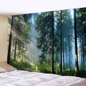 Llamazing Forest Tapestry - Magic Tapestry for Living Room & Bedroom (Morning Forest, 78\'\'L60\'\'W) - Image 2
