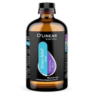 O’Linear Stress Relief Essential Oil Blends - Calming Essential Oil for Diffuser - Aromatherapy Relaxing Blend Oil - Essential Oils for Air Purifier 3.4 oz (100ml) - Image 2