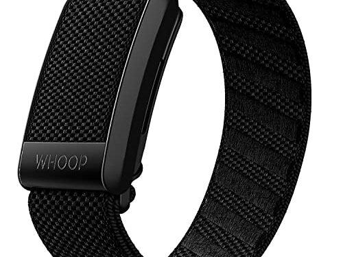 WHOOP 4.0 with 12 Month Subscription – Wearable Health, Fitness & Activity Tracker – Continuous Monitoring, Performance Optimization, Heart Rate Tracking – Improve Sleep, Strain, Recovery, Wellness