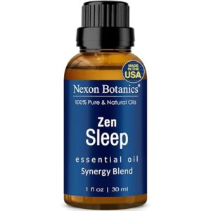 Zen Sleep Essential Oil Blend 30 ml - Lavender & Rosemary Relaxing Oil for Diffusers & Humidifiers - Calming Aromatherapy for Peaceful Sleep - Nexon Botanics - Image 2