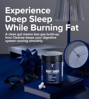 Night Shred Fat Burner and Natural Sleep Support | Ashwaganda, 5-HTP, CLA, Melatonin | Appetite Suppressant | Weight Loss Support Nighttime Fat Burning (60 Vegetarian Capsules) - Image 12