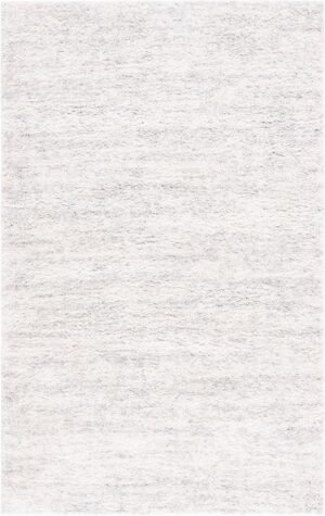 SAFAVIEH Berber Shag Collection Area Rug - 9' x 12', Ivory & Light Grey, 1.2-inch Thick Ideal for High Traffic Areas in Living Room, Bedroom (BER563F) - Image 3