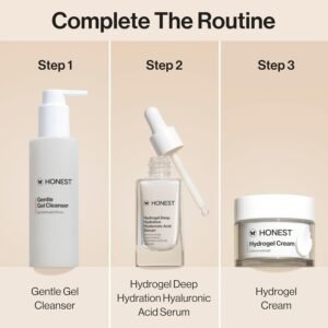 Honest Beauty Hydrogel Cream with Hyaluronic Acid | Lightweight, Moisturizing Water Cream | Gentle for Sensitive Skin, Fragrance Free, Vegan | 1.7 fl oz - Image 8