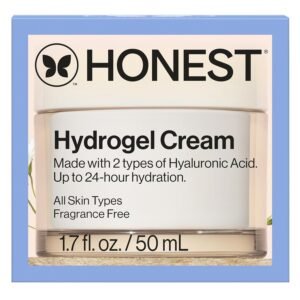 Honest Beauty Hydrogel Cream with Hyaluronic Acid | Lightweight, Moisturizing Water Cream | Gentle for Sensitive Skin, Fragrance Free, Vegan | 1.7 fl oz - Image 11
