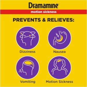 Dramamine All Day Less Drowsy, Motion Sickness Relief, 8 Count - Image 3