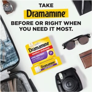 Dramamine All Day Less Drowsy, Motion Sickness Relief, 8 Count - Image 4