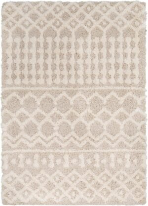 Livabliss Hapsburg Moroccan Shag Area Rug, 5'3" x 7'3", Beige - Image 5