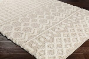 Livabliss Hapsburg Moroccan Shag Area Rug, 5'3" x 7'3", Beige - Image 7