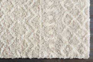 Livabliss Hapsburg Moroccan Shag Area Rug, 5'3" x 7'3", Beige - Image 8