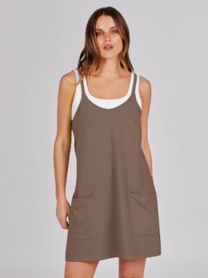 ANRABESS Women Athletic Dress Summer Tennis Workout Active Sports Mini Romper Dress Built in Shorts Travel Vacation Clothes - Image 4