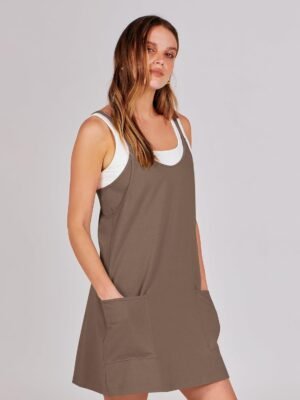 ANRABESS Women Athletic Dress Summer Tennis Workout Active Sports Mini Romper Dress Built in Shorts Travel Vacation Clothes - Image 9