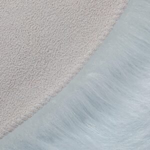 Faux Fur Rug Sheepskin Shag Fluffy Fuzzy White 2x6 ft Runner Rugs for Bedroom Bedside Bed Floor Living Room Plush High-Density Cushion Carpet Super Sofa Cover - Image 8