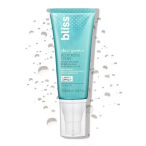 Bliss Acne-Prone Skin Bundle - Clear Genius Toner, Body Spray, Spot Treatment BHA Salicylic Acid and Clarifying Peel & Cleanser - Image 8