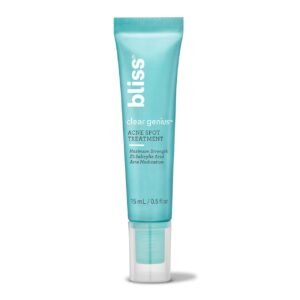 Bliss Acne-Prone Skin Bundle - Clear Genius Toner, Body Spray, Spot Treatment BHA Salicylic Acid and Clarifying Peel & Cleanser - Image 9