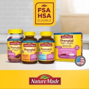 Nature Made Prenatal with Folic Acid + DHA, Prenatal Vitamin and Mineral Supplement for Daily Nutritional Support, 110 Softgels, 110 Day Supply - Image 6