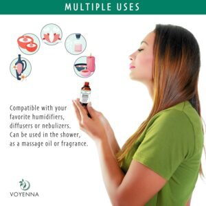 Essential Oil Breathe Blend for Diffuser, Humidifier, Aromatherapy & Rub with Peppermint & Eucalyptus Oils | for Headache, Allergy & Congestion - Image 3