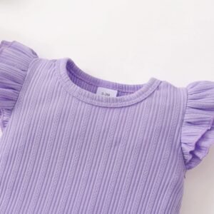 SUNNY PIGGY Baby Girl Clothes Infant Newborn Girls Summer Outfits Baby Clothing Romper Shorts Set 0-3 3-6 6-12 12-18 Months - Image 9