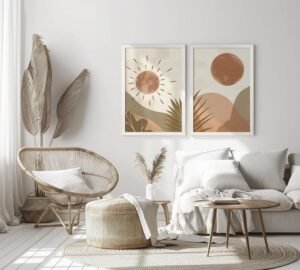 16x24 Picture Frame Set of 3, Distressed White Wood Grain 16x24 Frames for Horizontal and Vertical Wall Mounting (3 pack,White) - Image 6