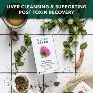 NUTRALIVER - Detox Tea for Liver Cleansing and Support - With Milk Thistle, Turmeric & Fennel - 20 Tea Bags - Herbal Tea by Nutra Tea - Image 5