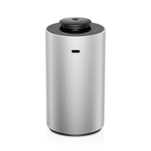 Airversa Waterless Essential Oil Diffuser for Home Aromatherapy Scent Diffusers with 3 Countdown Timer Settings or Timer-Off, 3 Mist Levels for Car Room Studio Office, ANX Premium Metal Silver - Image 2