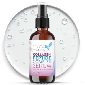 Collagen Peptide Serum - Anti Aging Collagen Serum for Face, Skin Brightening, Reduces Fine Lines & Wrinkles, Heals and Repairs Skin, Microneedling Serum with Hyaluronic Acid (2 oz) - Image 2