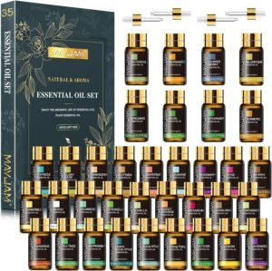 Essential Oil Set, 35PCS Premium Essential Oils Kit, 5ML Essential Oils Fragrance Oil Scent for DIY Candle and Soap Making - Image 2