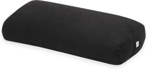 Gaiam Yoga Bolster - Long, Rectangular Meditation Pillow - Supportive Cushion for Restorative Yoga and Sitting on the Floor - Built-In Carrying Handle - Machine Washable Cover' - Image 2